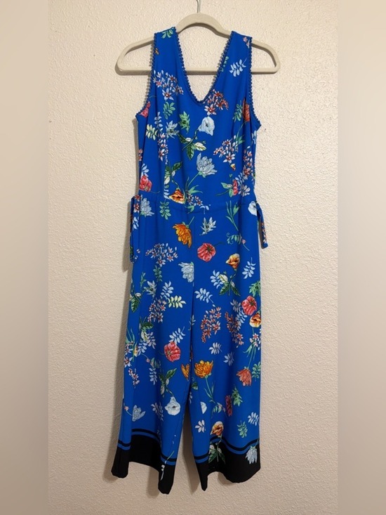 Carolina Belle Pants - Sleeveless v neck tropical romper jumpsuit tropical resort vacation Hawaiian